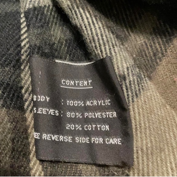 Vintage Green Oversized Trench Coat Size 10P - Picture 6 of 8